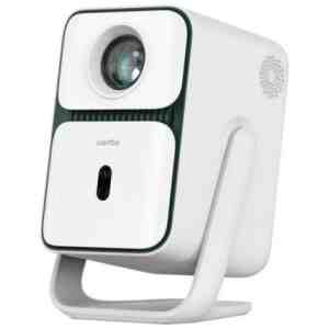 Wanbo Projector T2 Ultra Portable Full HD 1080P, Android TV 11 with 120 degree Gimbal Mount, White EU