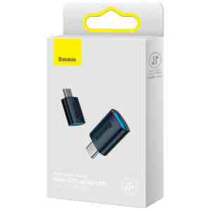 Baseus Converter Ingenuity Series Mini OTG Adaptor USB-A 3.1 Female to Type-C Male Blue (ZJJQ000003)