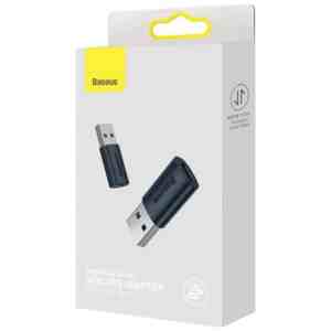 Baseus Converter Ingenuity Series Mini OTG Adaptor USB-A 3.1 Male to Type-C Female Blue (ZJJQ000103)